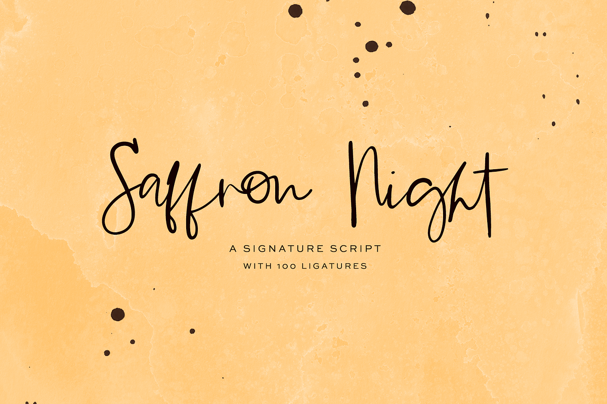 Saffron Night Signature Script