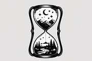 Timeless Nature Hourglass Set, an Illustration by Creativeshirt (Thumbnail 5 of 7)