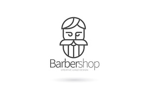 Barber Shop Logo, Man Logos