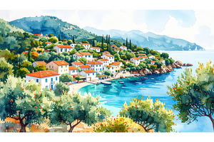 Scenic Mediterranean-style hillside, an Architecture Photo by Igor Tichonow