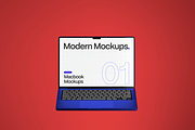 Minimal Macbook Mockups Vol 1, a Mac Mockup by Modern Mockups (Thumbnail 6 of 17)