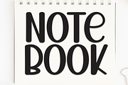 Note Book | Script Font, a Script Font by Scratchones (Thumbnail 1 of 8)
