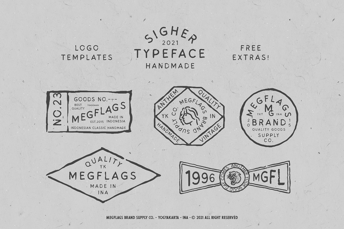 Handmade Sigher Typeface, a Font by Megflags (Photo 4 of 7)