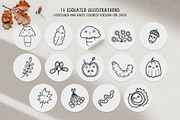 Autumn cute collection, a Seasonal Illustration by marmarina (Thumbnail 6 of 10)