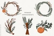 Sage Green Citrus Illustrations, an Object Illustration by Fire Spark Studio (Thumbnail 8 of 9)
