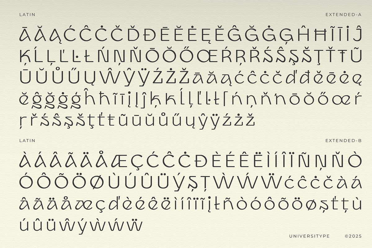 UT Cadiro-A Minimalist Display Font, a Sans Serif Font by Universitype (Photo 11 of 12)