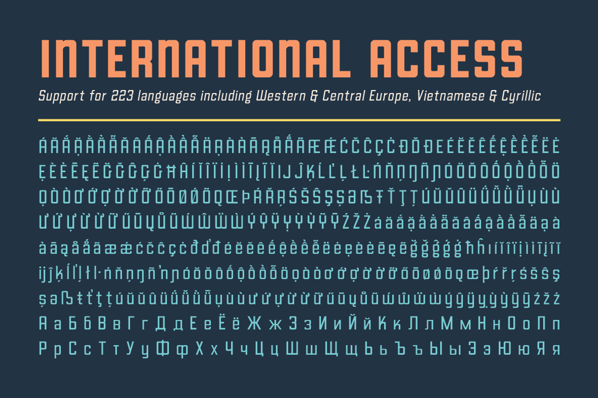 Goodland Text retro industrial font, a Sans Serif Font by Swell Type (Photo 5 of 6)