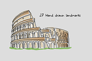 27 Landmarks, an Illustration by Jadugar Design Studio (Thumbnail 1 of 13)