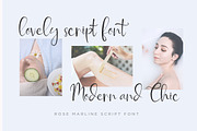 Rose Marline, a Script Font by Say Studio (Thumbnail 2 of 14)