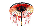 Watercolor Japan Clipart PNG, an Illustration by Craft Nest (Thumbnail 12 of 12)