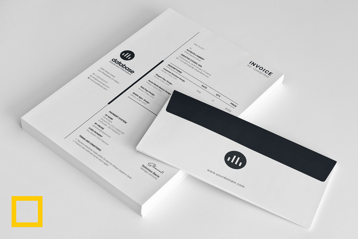 Brand Identity, a Stationery Template by DesignJanala (Photo 4 of 7)