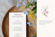 Spring Floral Watercolor Clipart Set, a Decorative Illustration by Veris Studio (Thumbnail 3 of 20)