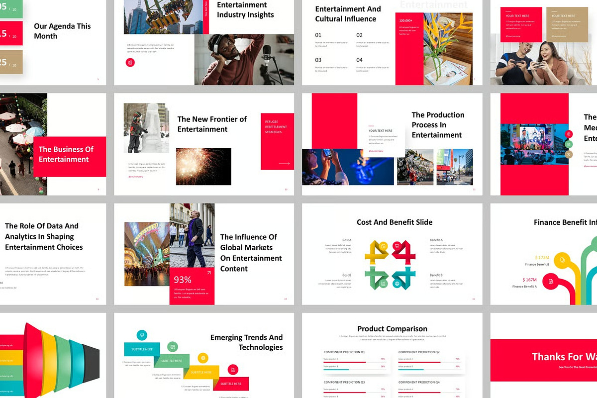 Entertainment Event GSlides, PPoint, a Presentation Template by Fit-tee (Photo 2 of 2)