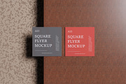 Square Paper Flyer Mockups, an Advertising Mockup by Creative_A23 (Thumbnail 5 of 5)
