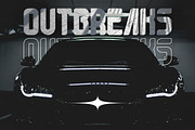 Black Cosmic Futuristic Y2k Display, a Sans Serif Font by dansdesign (Thumbnail 9 of 9)