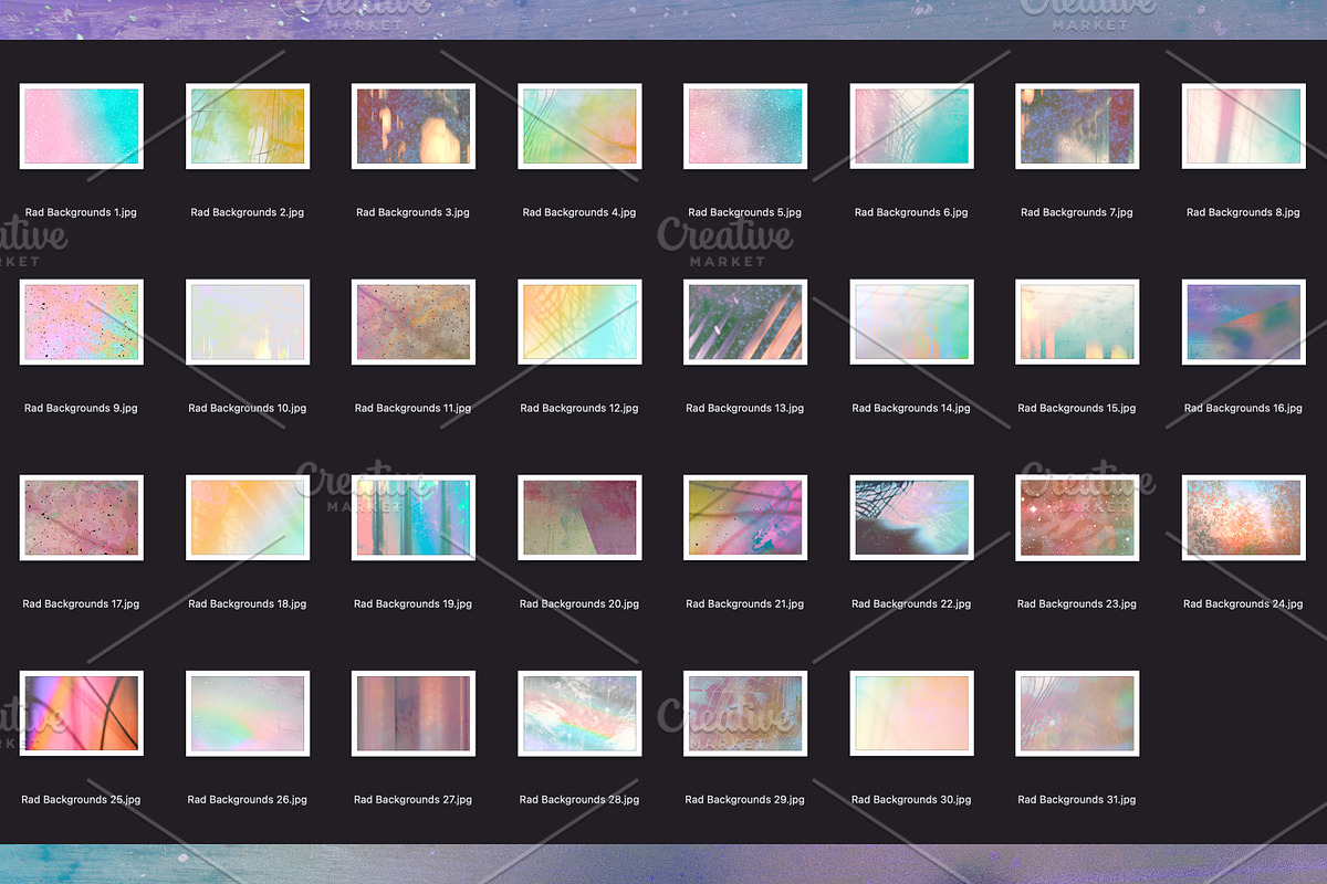 Rad Psychedelic Grainy Backgrounds, a Background Graphic by Ashley Alexandra Design (Photo 8 of 8)