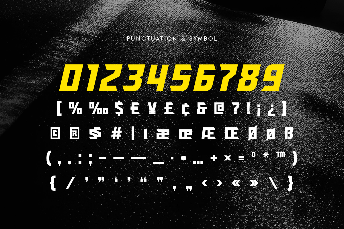 Dragger - Sport Racing Car Font, a Sans Serif Font by Hamz Studio (Photo 3 of 8)