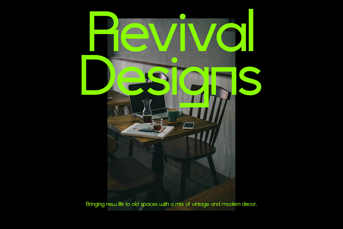 Tomahawk - Geometric & Unique Sans, a Sans Serif Font by subkulturetype (Photo 4 of 8)