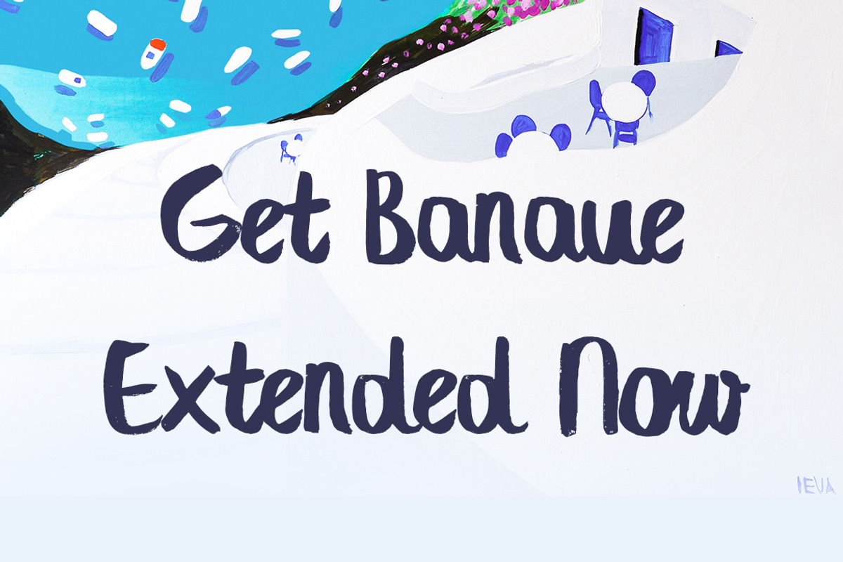 Banaue Extended Brush Font preview 6