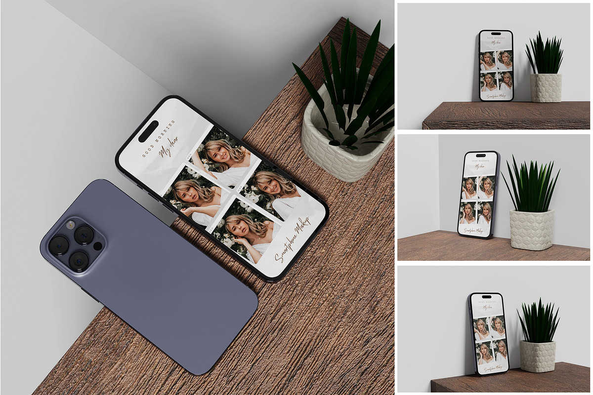 Smartphone Mockup, an iPhone Mockup by MrLetters (Photo 1 of 5)