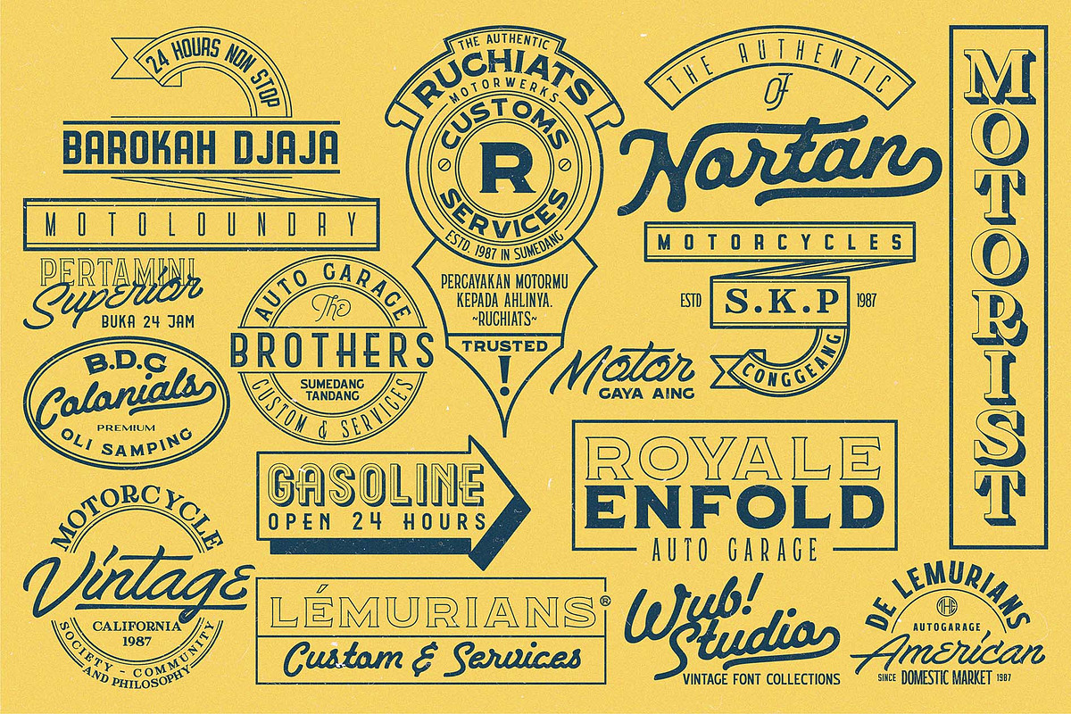 Northville Vintage Font Collections preview 4