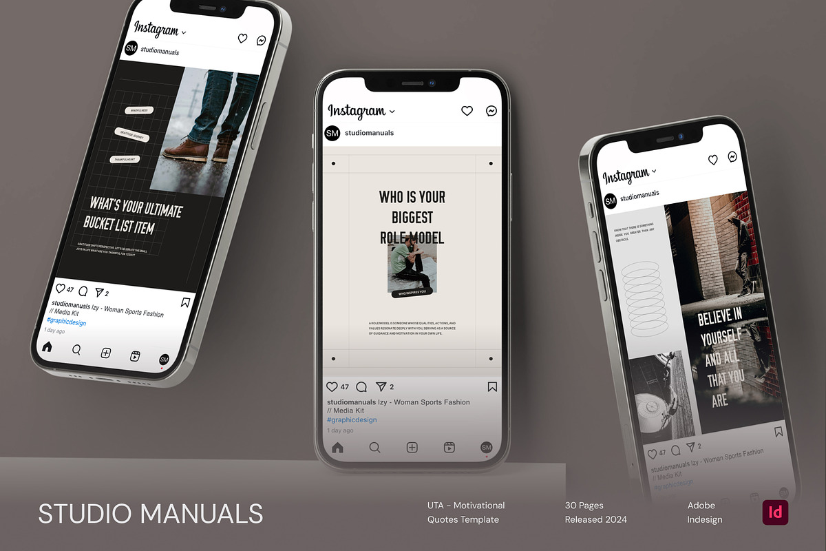 UTA – Motivational And Quotes, a Social Media Template by Studio Manuals (Photo 6 of 8)