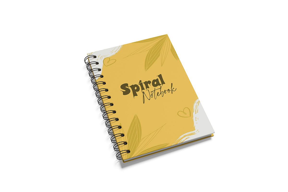 Spiral Notebook Mockup, a Books & Magazine Mockup by mockupbuys (Photo 4 of 8)