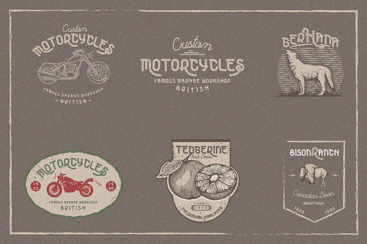NOUTY VINTAGE FONT preview 7