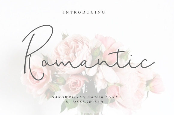 Romantic Script preview 6