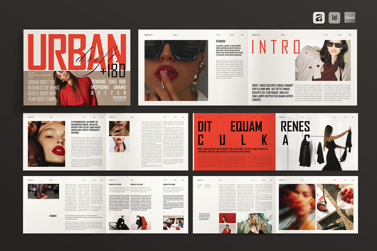 Modern Magazine Landscape Template, a Magazine Template by ArtisanaAura (Photo 1 of 20)
