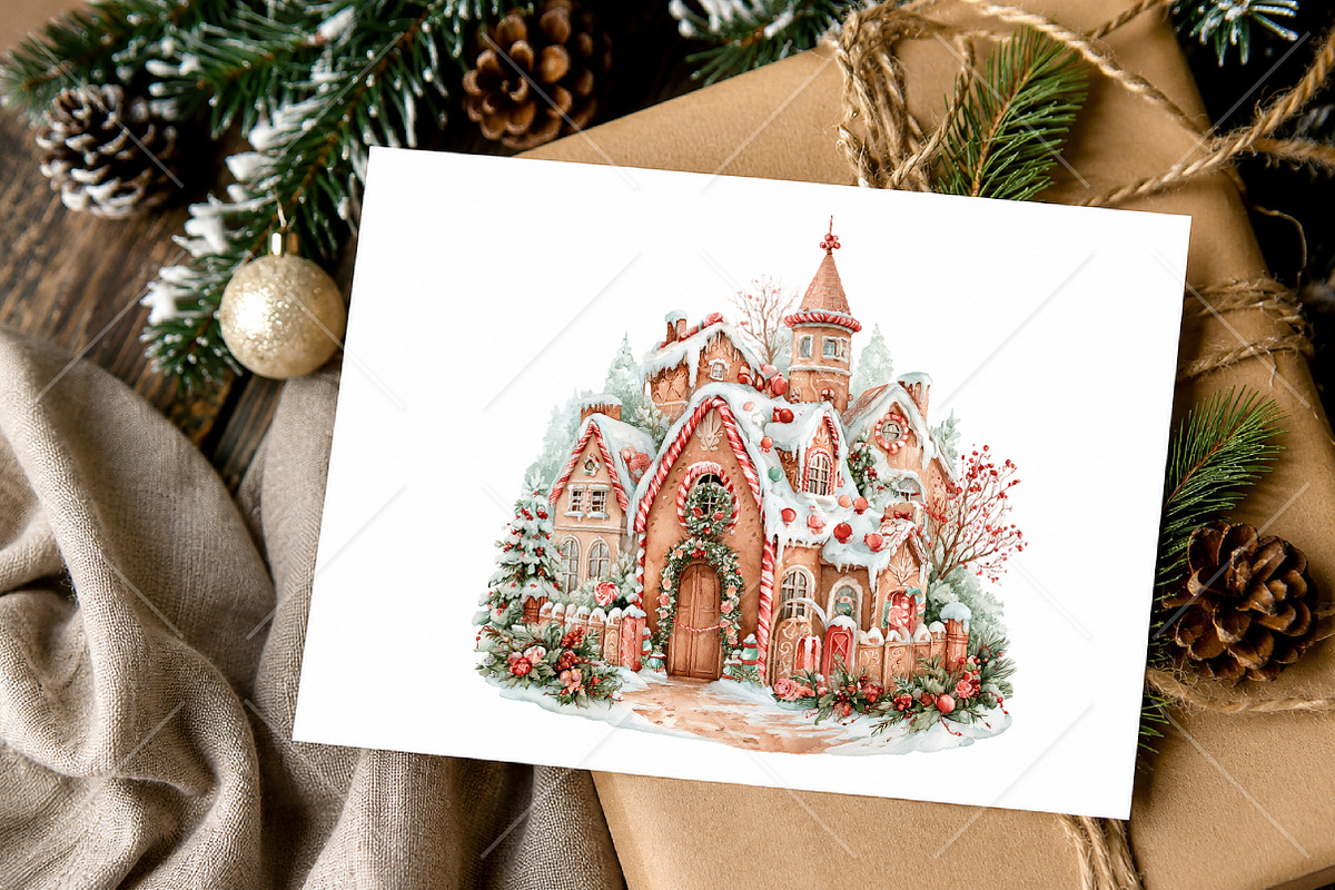 Christmas Cookie Clipart PNG Bundle, a Seasonal Illustration by Canvas Craft (Photo 10 of 10)