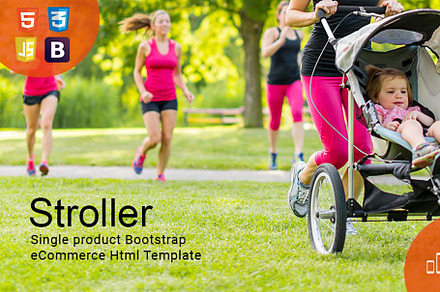 Stroller - Bootstrap HTML Template, a Bootstrap Template by ThemeTidy Shopify Agency