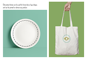 Decorative Circle & Square Frames, a Graphic by Melissa Held Designs (Thumbnail 2 of 6)
