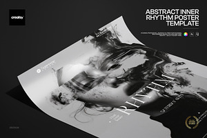 Abstract Rhythm Poster Template, a Poster Template by creatsy5