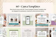Podcast Promo Instagram Templates, a Social Media Template by Fallon Gerst (Thumbnail 7 of 16)