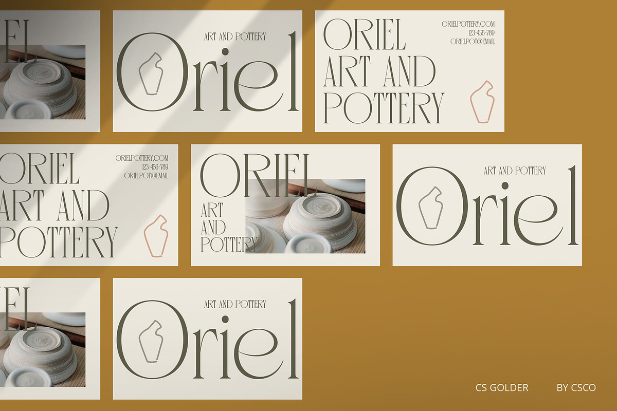 CS Golder – Condensed Font, a Serif Font by Craft Supply Co. (Photo 6 of 8)