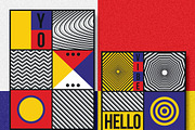 Modern De Stijl Poster Design, a Templates & Theme by wavebreak (Thumbnail 1 of 2)