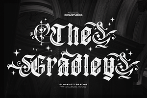 Gradley | Blackletter Font