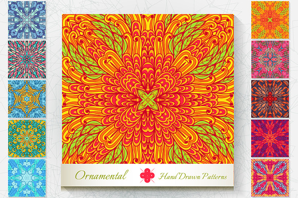 10 Ornamental Patterns. Set#4 preview 5