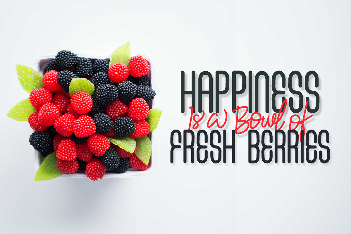 Fresh Berries - Script & Sans Font, a Script Font by Inspiratype (Photo 9 of 10)