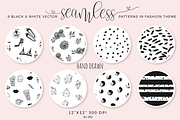 Seamless vector patterns - pack of 8, a Pattern Graphic by Inky Jar Design Studio (Thumbnail 2 of 3)