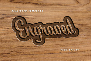 Engraved Script Text Effect, a Layer Style Add-On by studiogstock