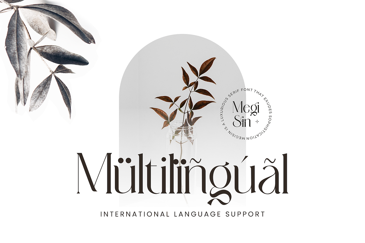 Megisin - Elegant Display Serif Font, a Serif Font by PuriCreative (Photo 6 of 10)