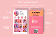 Business Card Template - Colorful, a Business Card Template by SunshineStudioBoutique (Thumbnail 4 of 9)