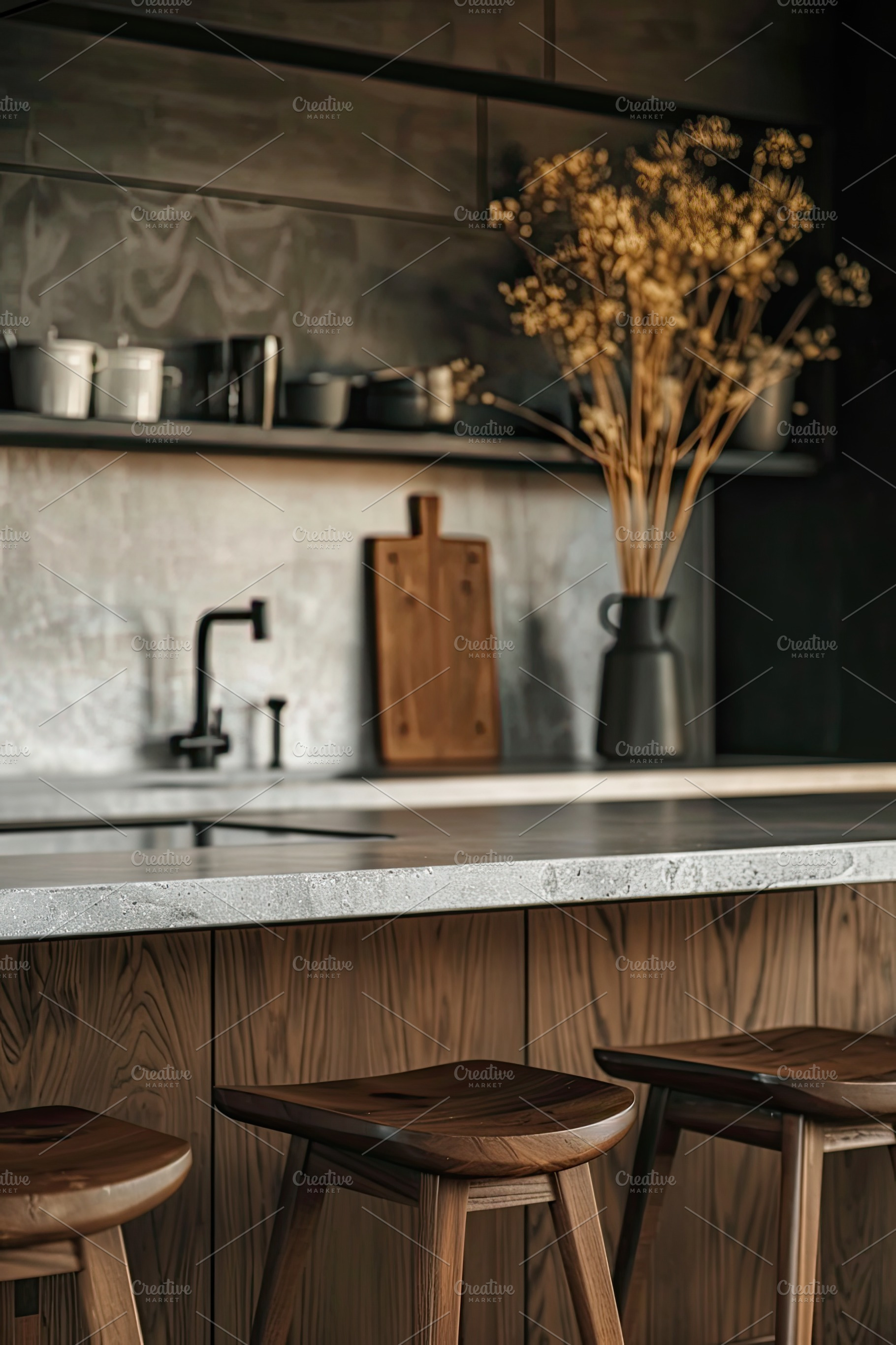 Minimalist modern Kitchen Island, an Architecture Photo by Virgo Studio