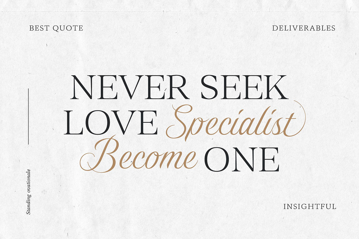 Gold Lines; Elegant Font Duo, a Script Font by Eko Bimantara (Photo 11 of 20)