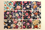 Vintage Flower Seamless Pattern, a Pattern Graphic by Forhadx5 (Thumbnail 3 of 6)