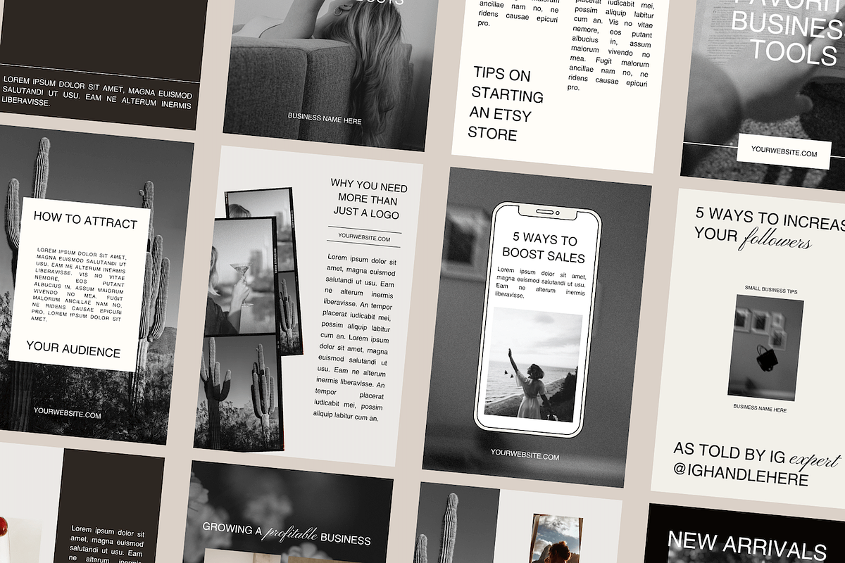 Idea Pin Pinterest Templates, a Social Media Template by Brand & Bloom (Photo 5 of 9)