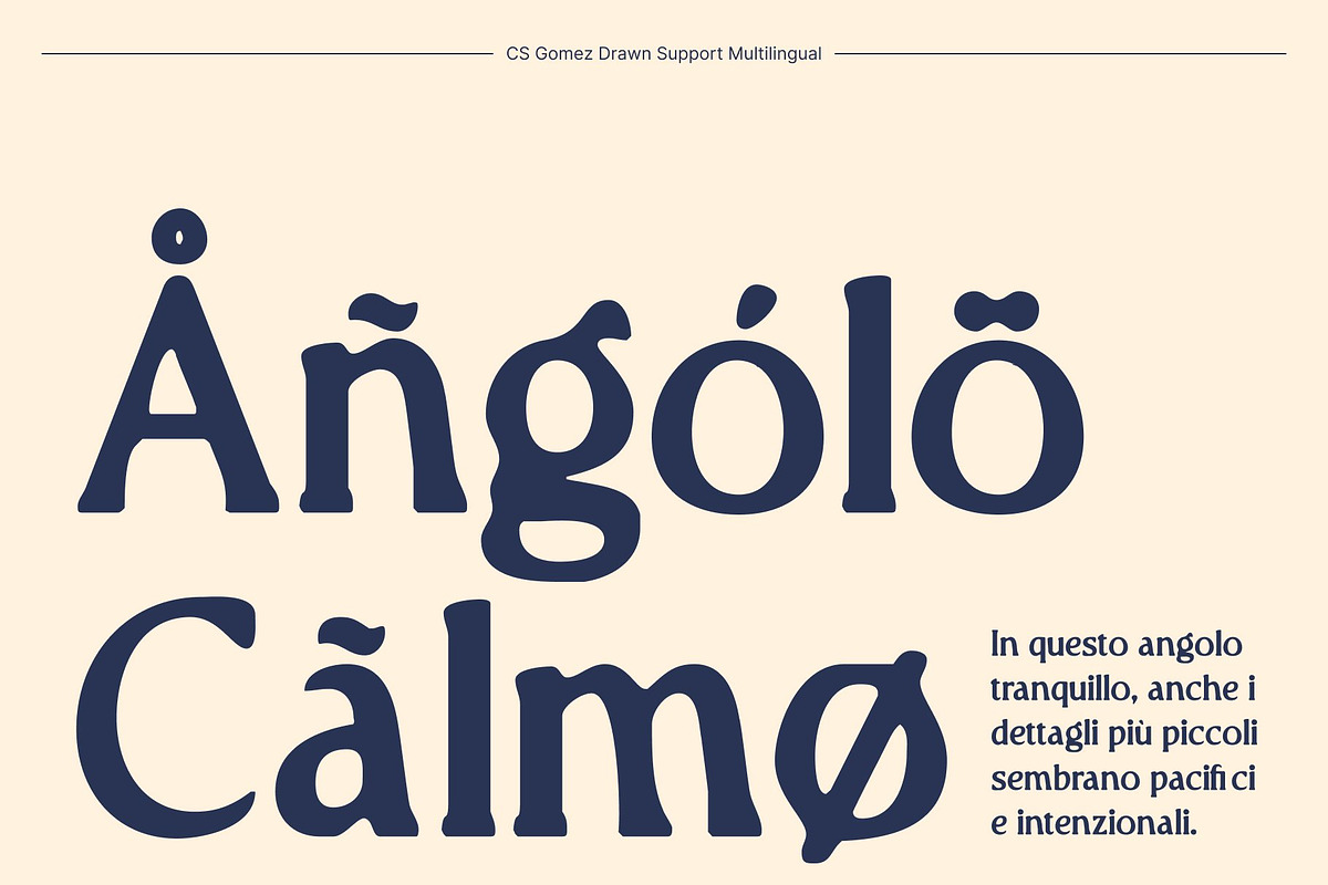 CS Gomez Drawn, a Serif Font by Craft Supply Co. (Photo 6 of 8)