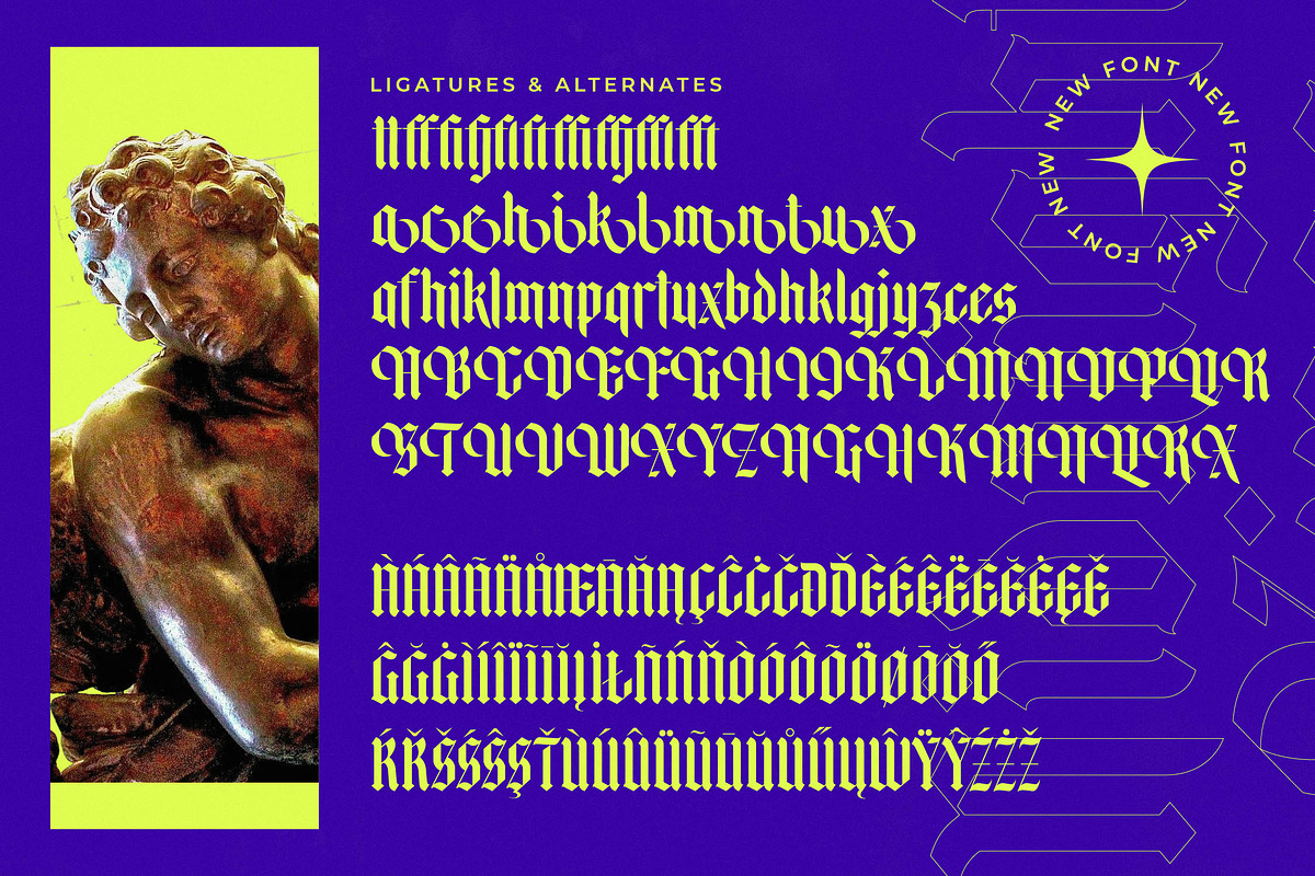 Midnights Kings Blackletter Serif, a Blackletter Font by timelesstype.co (Photo 19 of 20)